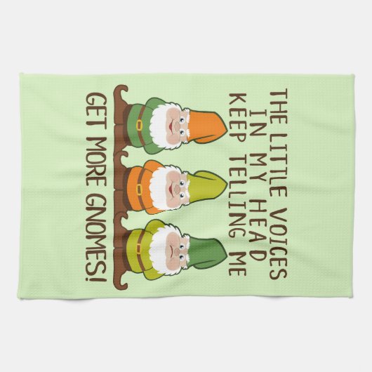 De stemmen krijgen meer gnomen theedoek (Horizontaal)