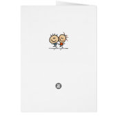 De stemmen krijgen meer gnomen Wenskaart (Achterkant)