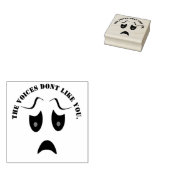 De stemmen mogen je niet. rubberstempel (Gestempeld)