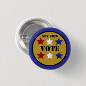 De Stemming 2026 Ronde Button 3,2 Cm (Voorkant /achterkant)