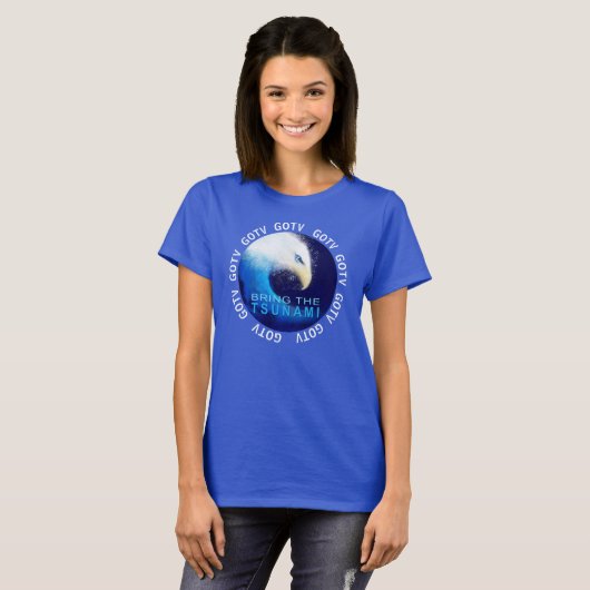 De stemming over de Midterm Tsunami in 2018 T-shirt (Voorkant volledig)