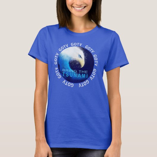 De stemming over de Midterm Tsunami in 2018 T-shirt (Voorkant)