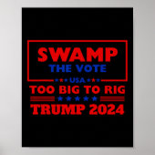 De stemming te groot om Trump 2024 te manipuleren, Poster (Voorkant)