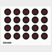De stemming te groot om Trump 2024 te manipuleren, Ronde Sticker (Vel)