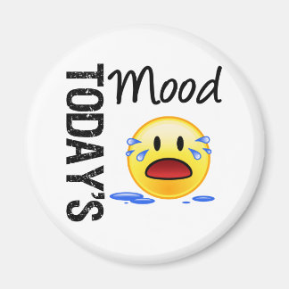 De stemming van vandaag Emoticon Huilen Magneet