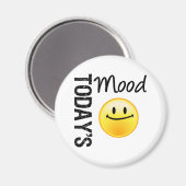 De stemming van vandaag Emoticon tevreden Magneet (Voorkant / Achterkant)