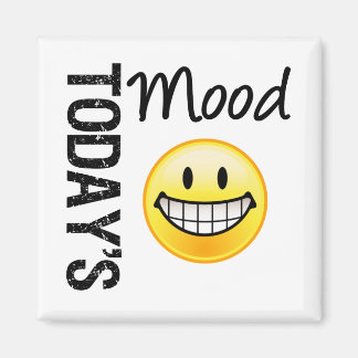 De stemming van vandaag is een gelukkige emoticon magneet