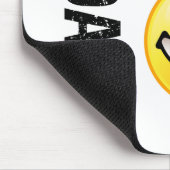 De stemming van vandaag is heel blij muismat (Hoek)