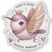 De stemming van vandaag: meestal Wingin' It-Sticke Sticker (Voorkant)