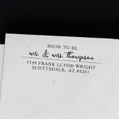 De Stempel van het Adres van de terugkeer van de d