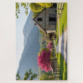 De stenen schuur legpuzzel (Verticaal)