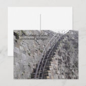 de stenen trap van de doodssavannah georgia briefkaart (Voorkant / Achterkant)