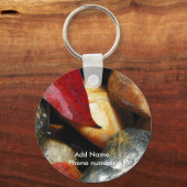 De Stenen van de sleutelhanger voegen Naam en Uw A (Voorkant)