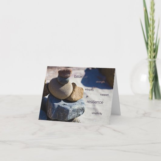 De Stenen van het strand in Grote Sur - de Kaart (Voorkant)