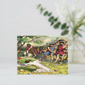 De steniging briefkaart (Staand voorkant)