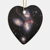 De Stephans Quintet Galaxies | JWST Keramisch Ornament (Links)
