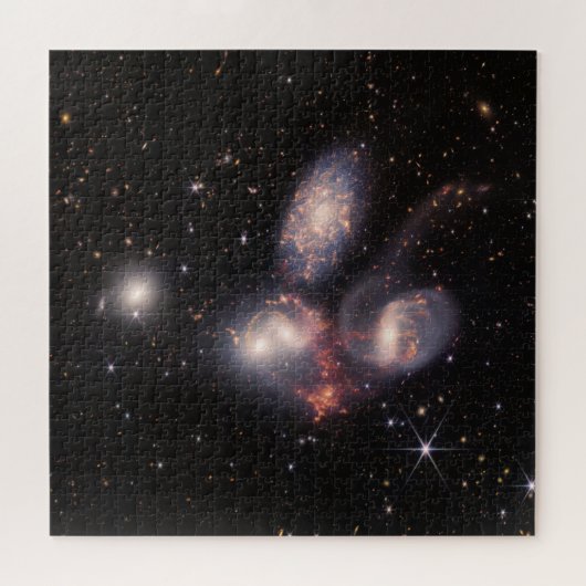 De Stephans Quintet Galaxies | JWST Legpuzzel (Horizontaal)