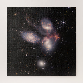 De Stephans Quintet Galaxies | JWST Legpuzzel