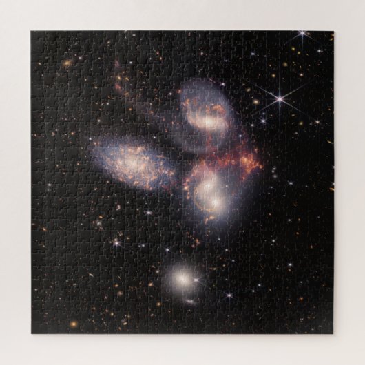 De Stephans Quintet Galaxies | JWST Legpuzzel (Verticaal)