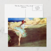 De ster: Dancer op punt door Degas Briefkaart (Voorkant / Achterkant)