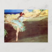 De ster: Dancer op punt door Degas Briefkaart (Voorkant)