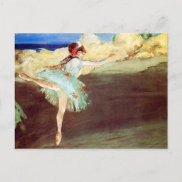 De ster: Dancer op punt door Degas Briefkaart