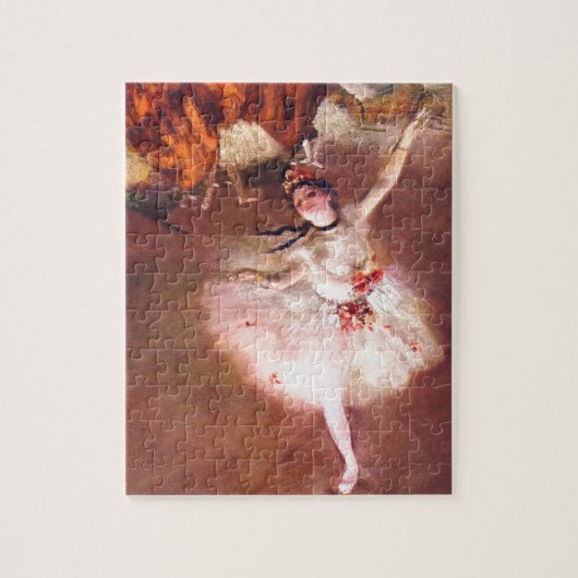 De ster (danser op het werkgebied) van Edgar Degas Legpuzzel (Verticaal)