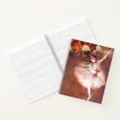 De ster (danser op het werkgebied) van Edgar Degas Notitieboek (Binnen)