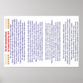 De ster draait om de banner * poster (Voorkant)