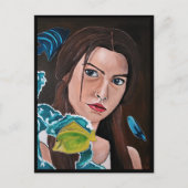 De ster gekruiste minnaar schilderij van Alfred Fo Briefkaart (Voorkant)