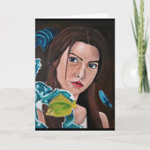 De ster gekruiste minnaar schilderij van Alfred Fo Kaart (Voorkant)