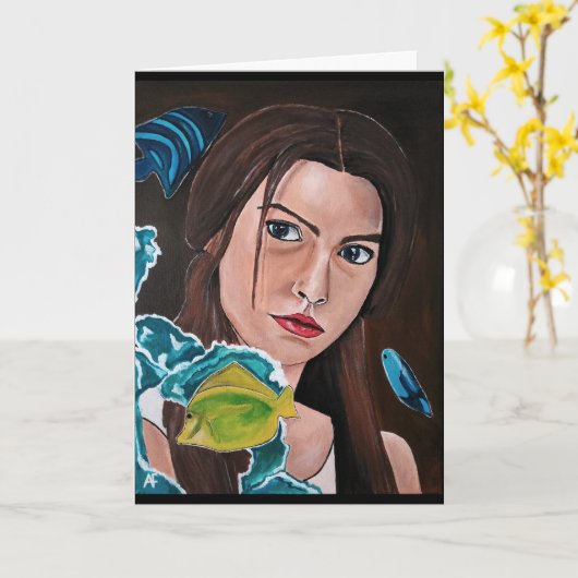 De ster gekruiste minnaar schilderij van Alfred Fo Kaart (Gele Bloem)