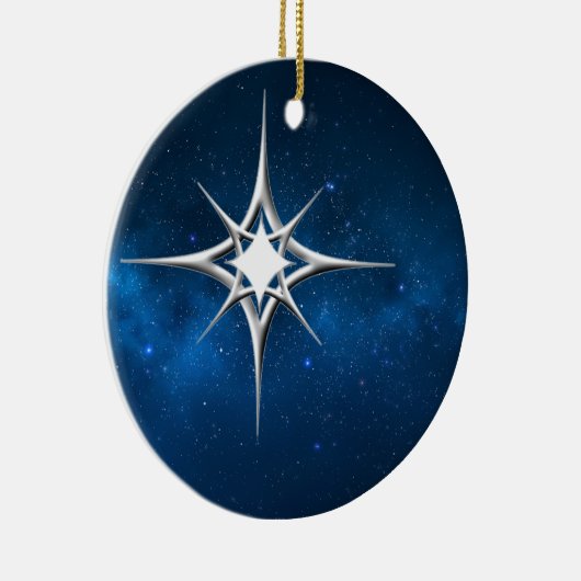 De ster keramisch ornament (Rechts)