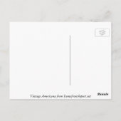 De ster met schuine randen banner 1908 briefkaart (Achterkant)