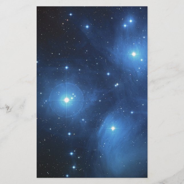 De ster Pleiades cluster (Voorkant)