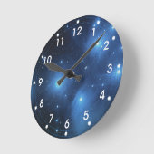 De ster Pleiades cluster Ronde Klok (Hoek)