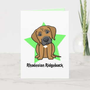 De Ster Rhodesian Ridgeback van Kawaii Kaart