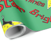 De ster schittert deze kerst helder cadeaupapier (Rol Hoek)