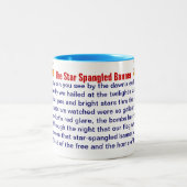 De ster-schuine banner mok (Center)