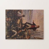 De ster spangled banner licht Edward Percy Moran Legpuzzel (Horizontaal)