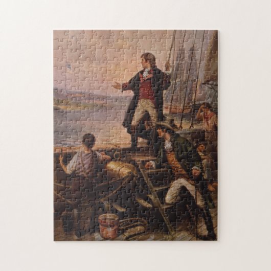 De ster spangled banner licht Edward Percy Moran Legpuzzel (Verticaal)