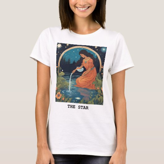 DE STER - TAROT KAART T-SHIRT (Voorkant)