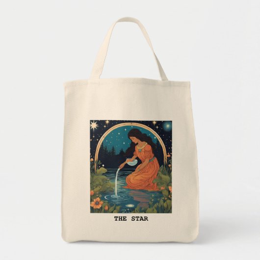 DE STER - TAROT KAART TOTE BAG (Voorkant)