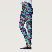 De ster teal leggingen leggings (Links)