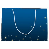 De ster van Bethlehem. Aangepaste kerst Large Cadeautasje (Achterkant)