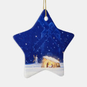 De ster van Bethlehem & DON QUIXOTE Keramisch Ornament (Rechts)