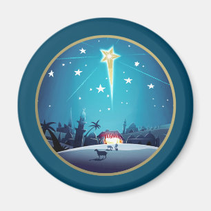 De ster van Bethlehem. kerstcadeau Magneet