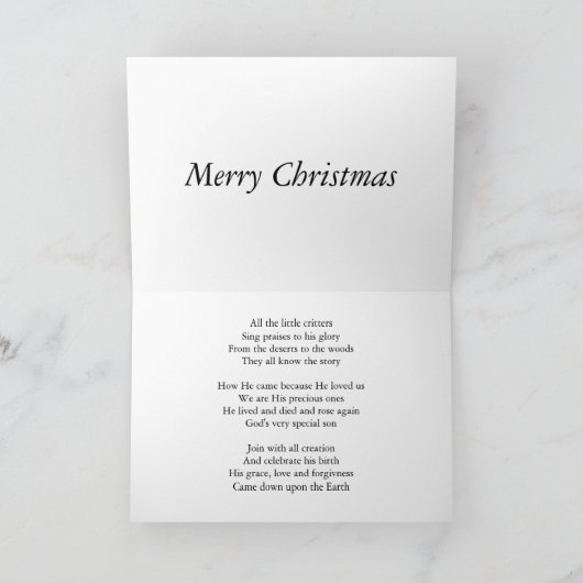 De Ster van Chistmas van het 2:2 van Mathew Feestdagen Kaart (Binnen)