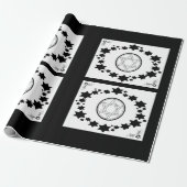 De ster van David - Cadeaupapier (Uitgerold)