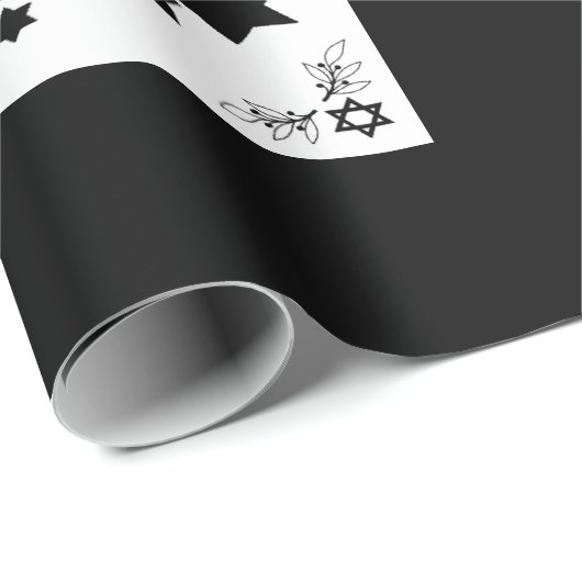 De ster van David - Cadeaupapier (Rol Hoek)